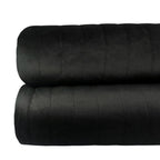 Colcha Emperador Veludo Matelassado Preta – Queen