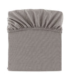 Jg. Lençol Casal 200 Fios Chambret Tinto Silver