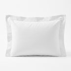 Jogo de Cama Satinee Casal tinto Branco